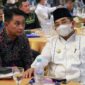 Pj Bupati Muaro Jambi Bachyuni Deliansyah Saat Hadiri Rapat Koordinasi APKASI di Grand Sahid Jaya Hotel, Jakarta. Rabu (21/9/22). FOTO : Ist.