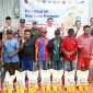 Wakil Bupati Katamso Luncurkan Bantuan Pangan Beras Bulog untuk Keluarga Penerima Manfaat. FOTO : Dokpim