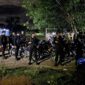 Sat Brimob Polda Jambi Gelar Patroli Hunting Antisipasi KEjahatan Malam Hari. FOTO : Hms