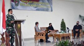 Kasi Intel Kasrem 042/Gapu Kolonel Kav Pemuda Leonardo Ginting Membuka Binkom AGHT