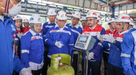 Mendag Budi Santoso Apresiasi Peningkatan Layanan Pertamina Patra Niaga, Pastikan Ketepatan Takaran LPG 3 Kg. FOTO : Ist