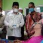 FOTO : Bupati Tanjung Jabung Barat, Drs. H. Anwar Sadat, M, Ag Resmi Meluncurkan Kartu Berobat Gratis bagi masyarakat kurang mampu di RSUD KH Daud Arif Kuala Tungkal, Selasa (30/03/21).