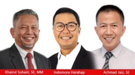 Tiga Calon Direktur Utama Bank Jambi.FOTO : KOLASE LT