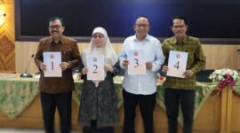 Empat Calon Rektor Universitas Jambi (UNJA) periode 2024-2028. FOTO : UNJA