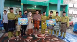 Camat Danau Sipin Kota Jambi Rizalul Fikri, SE, M.AP Hadiri Lomba Adat Melayu Jambi. FOTO : Noval