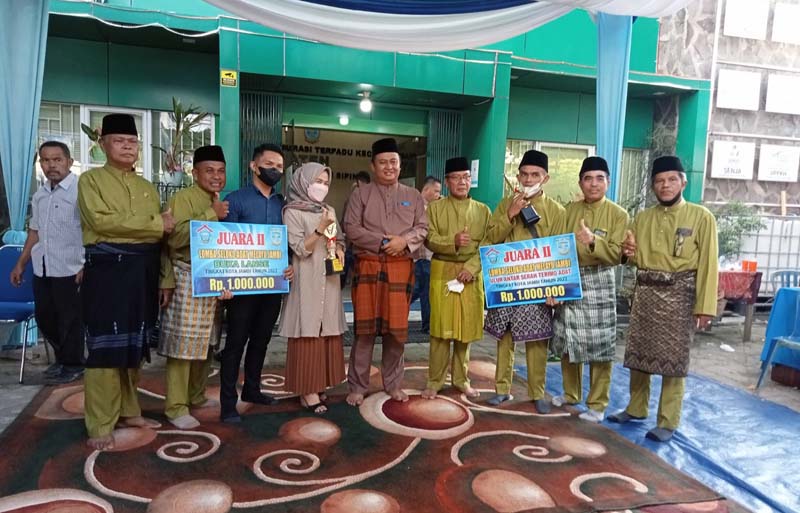 Camat Danau Sipin Kota Jambi Rizalul Fikri, SE, M.AP Hadiri Lomba Adat Melayu Jambi. FOTO : Noval