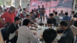 Semarakan HUT ke-79 RI, Setwan DPRD Provinsi Jambi Gelar Turnamen Domino. HMS