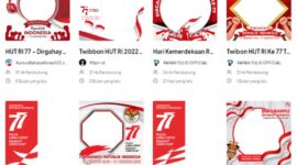 20 Link Twibbon Terbaru Hari Kemerdekaan RI ke 77. GRAFIS : Net/Twibbon