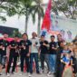 BTC saat melayani Warga yang ingin mencukur Rambut di Depan Kantor Bupati Tanjung Jabung Barat, Rabu (2/8/23). FOTO : BTC