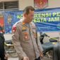Pelaku Ikram Puat (27) Saat Diamankan di Polsek Jambi Selatan. FOTO : Dhea
