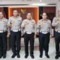 Kasubdit SIM Korlantas Polri Kombes Pol Dhafi Sertijab dengan Dirlantas Polda Jambi Kombes Pol Dedy Suahartono, S.I.K., M.M di Ditregident Korlantas Polri, yakni Kasubdit STNK dan Kasubdit SIM pada, Selasa 15 April 2025. FOTO : Viryzha