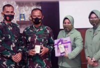 FOTO : Letkol Inf Arianto Maskare Subagio resmi menjabat Komandan Kodim 0416/Bute. Ia mengantikan Letkol Inf Widi Rahman./Ist