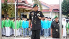 Dandim 0416/Bute Letkol Inf Dedy Pungky Irawanto, S.I.P., M.I.Pol Saat Jadi Irup Peringatan Harkitnas ke-117 di Bungo. FOTO : PENDIM