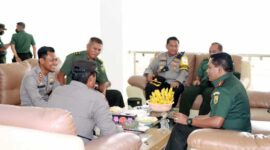 Dandim 0415/Jambi Berhalal Bihalal ke Jajaran Forkopimda Batanghari. FOTO : Istimewa
