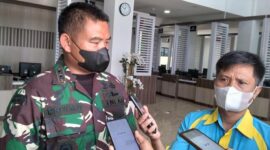 Letkol Inf Erwan Susanto, S.IP saat dikonfirmasi terkait pelaksanaan TMMD ke-113 Tahun 2022.
