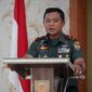 Danrem 042/Gapu Brigjen TNI Supriono. S.IP, M.M Saat Sambutan. FOTO : Penrem