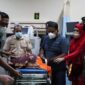 Danrem 042/Gapu Brigjen TNI Supriono Ketika Berada di RS dr. Bratanata Jambi.