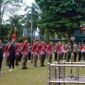 Danrem 042/Gapu Brigjen TNI Supriono Saat Pemgarahan Apel Olahraga di lapangan upacara Makorem, Jumat (12/8/22) pagi. FOTO : Penrem.