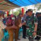 Danrem 042/Gapu Brigjen TNI Supriono saat Mengunjungi Kampung Pancasila binaan Kodim 0420/Sarko di Dusun Mekar Jaya, Desa Muara Jernih, Kec. Tabir Ulu, Kab. Merangin, Selasa (8/11/22). FOTO : Penrem.
