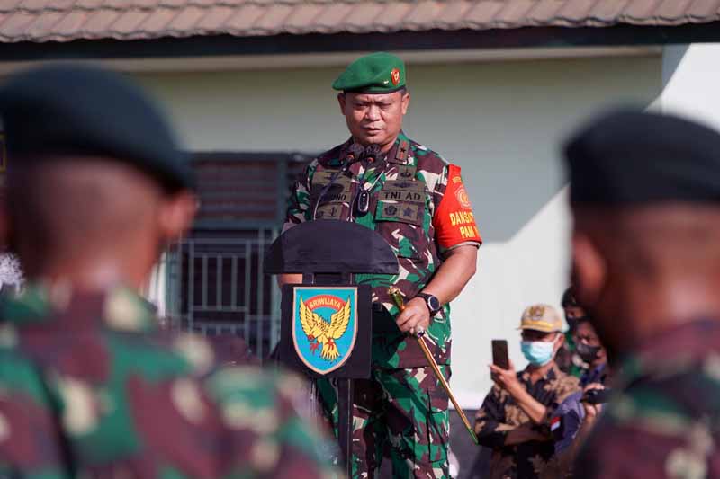 Komandan Korem 042/Garuda Putih Brigjen TNI Supriono, S.IP., MM