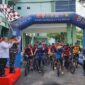 Danrem 042/Gapu Brigjen TNI Supriono Mengibarkan Bendera Star melepas Perjalanan Tim Pembawa Pesan 