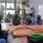 Danrem 042/Gapu Brigjen TNI Supriono, Saat Melayat ke rumah duka Almarhum Sertu Saharuddin,, Senin (21/3/22) pagi