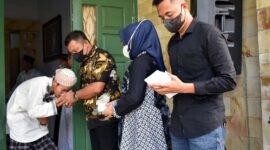Tempati Rumah Dinas, Danrem Gapu Gelar Syukuran Bersama Anak Pesantren. FOTO : PENREM
