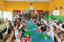 Kodim 0416/Bute Kembali Gelar Program Dapur Masuk Sekolah di Madrasah Ibtidaiyah (MI) Alwasiah Desa Sungai Alai Kecamatan Tebo Tengah Kabupaten Tebo, Jumat (14/02/2025). FOTO : PENDIM