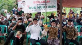 Dok. Ahmad Haikal beserta Warga Desa Suka Damai Deklarasi Dukungan Gus Muhaimin Capres 2024. FOTO : Ist