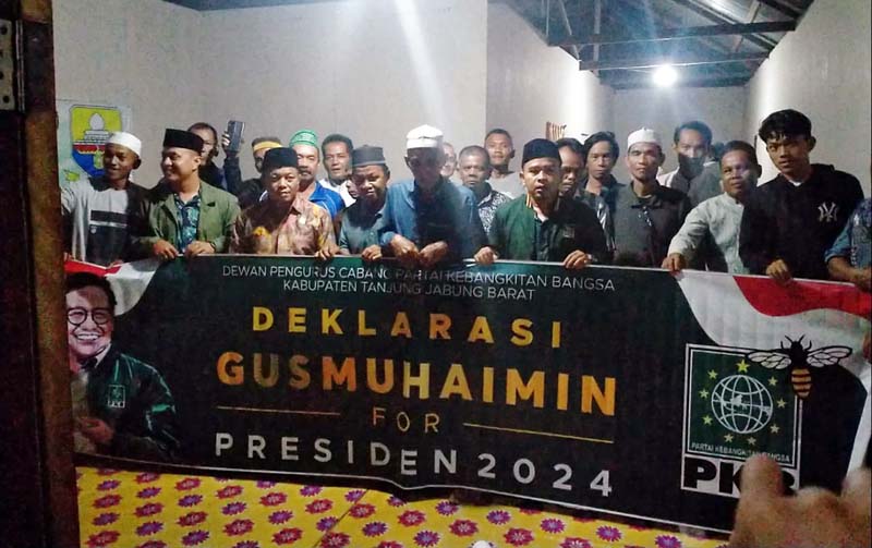 DPC PKB Kabupaten Tanjab Barat Deklarasikan Muhaimin Iskandar Capres 2024