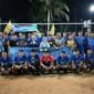 Ketua DPC Partai Demokrat Muaro Jambi Tutu Turnamen Bola Voli Piala Bergilir AHY CUP 2022. FOTO : Noval/DPC.PD