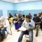 Ketua DPC Partai Demikrat Tanjab Barat Jamal Darmwan dan bacaleg DPRD Kab/Kota, DPRD Provinsi Menikutiu tes Kesehatan di RUSD KH. Daud Arif  Kuala Tungkal, Senin (8/5/23). FOTO : HMS