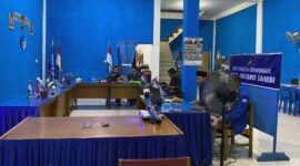 DPC PD Muaro Jambi Mengikuti Rapat Koordinasi Daerah (Rakorda) Secara Virtual melalui Zoom Meeting, Rabu (10/8/22) malam.
