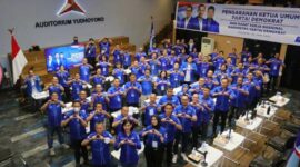Kegiatan Pengarahan Ketum Partai Demokrat AHY dan Rakernas Bakomstra Partai Demokrat. FOTO : Ist