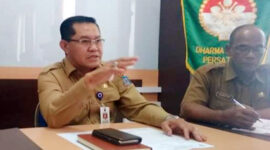 FOTO : Kepala Dinas Tenaga Kerja Kabupaten Tanjung Jabung Barat Dianda Putra, SSTP, M.Si