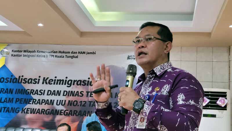 Kepala Dinas Tenaga Kerja Kabupaten Tanjung Jabung Barat, Jambi Dianda Putra, S. STP, M. Si. FOTO : Bas/LT