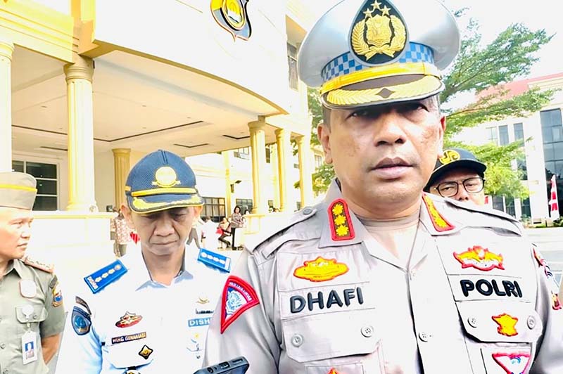 Direktur Lalulintas (Ditlantas) Polda Jambi Kombes Pol Dhafi. FOTO : Dhea