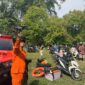 Tim SAR dari Kantor SAR Jambi Ketika Persiapan Melakukan Pencarian Kedua Korban di Sungai Batanghari Jambi. FOTO HUMAS