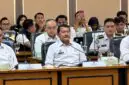 Direktur Jenderal Pemasyarakatan (Dirjen PAS) Irjen (Purn) Mashudi saat Rapat Dengar Pendapat (RDP) bersama Komisi XIII DPR RI atas temuan fasilitas "klaster mewah" di Lapas Kelas IIA Cibinong. (FOTO : Dok. Kompas.com)