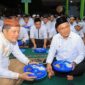 Kakanwil Ditjenpas dan Walikota Jambi Makan Bareng dengan Warga Binaan Lapas Jambi. FOTO : HMS