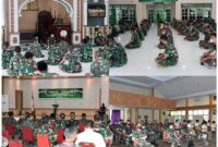 Korem 042/Gapu Jambi Saat Gelar Do’a Perigati Hari Juang TNI AD 2021 di Makorem, Selasa (Rabu (15/12/21). FOTO : Penrem.
