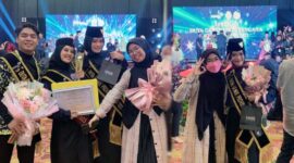 Wiji Lestari bersama Remaja Duta GenRe saat mengikuti ajang Apresiasi dan Duta GenRe yang dilaksanakan BKKBN dan Forum GenRe Provinsi Jambi. FOTO : Ist 