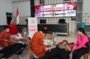 Kegiatan Donor Darah Polres Merangin bekerja sama dengan PMI Kabupaten Merangin di Ruang Wirasatya Polres Merangin, Jum’at (09/6/23). FOTO : HUMAS
