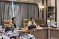 Komisi I DPRD Provinsi Jambi Stuba Ke DPRD Sumsel. FOTO : HMS