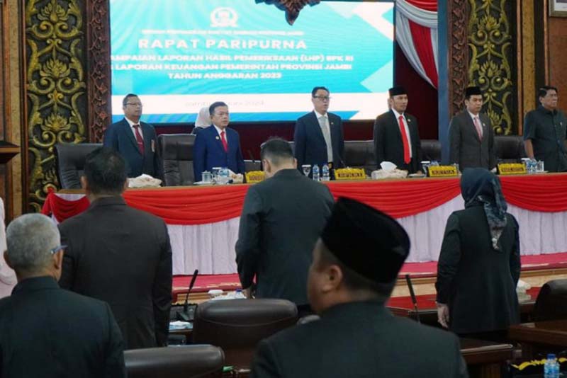 Ketua DPRD Jambi Minta Pemprov Evaluasi Catatan yang Diberikan BPK. FOTO : HMS