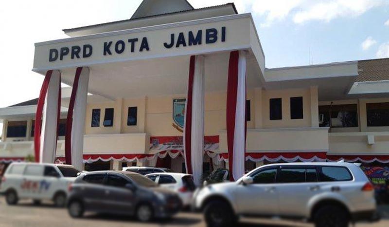 Gedung DPRD Kota Jambi di JL. H. Zainir Haviz. No. 01, Kel. Paal Lima, Kec. Kotabaru Jambi. [FOTO : Ampar/Ist]