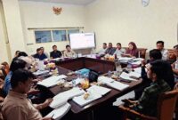 Komisi I DPRD Jambi Rapat Bersama Komisi Informasi dan Dinas Kominfo Jambi . FOTO : HMS