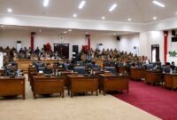 Suasana Rapat Paripurna DPRD Kabupaten Tanjung Jabung Barat. Pembahasan Rancangan KUA-PPAS 2027. (Foto: Dok. Istimewa)