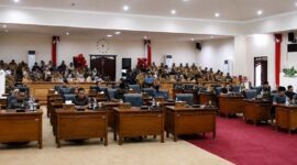 Suasana Rapat Paripurna DPRD Kabupaten Tanjung Jabung Barat. Pembahasan Rancangan KUA-PPAS 2027. (Foto: Dok. Istimewa)