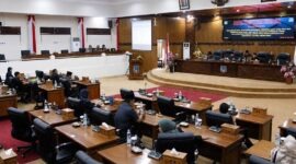 Suasana Rapat Paripurna DPRD Kabupaten Tanjung Jabung Barat. Pembahasan Rancangan KUA-PPAS 2027. (Foto: Dok. Istimewa)